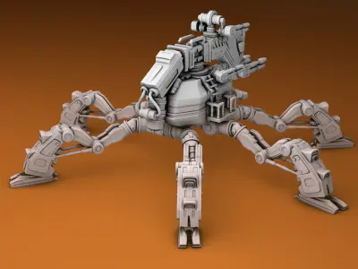 Robo Tank 3D print model