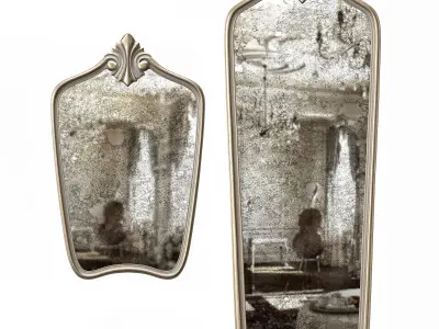 TARGET Gilded Decorative Mirrors 3D model