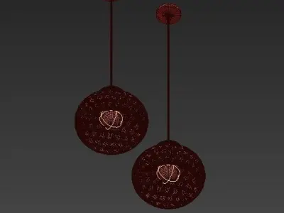 Clark 1Light Pendant 3D model