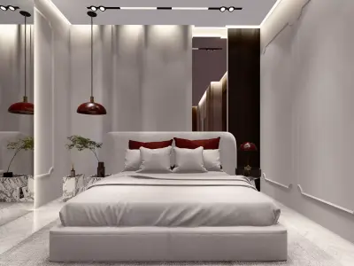 Sketchup Bedroom Design  3D model