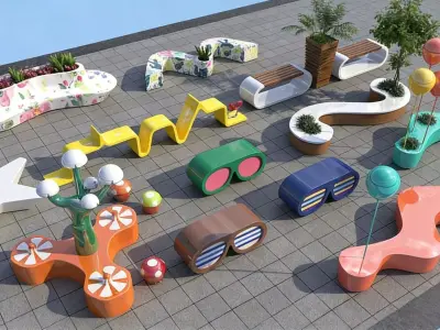 Creative Seats 3D model