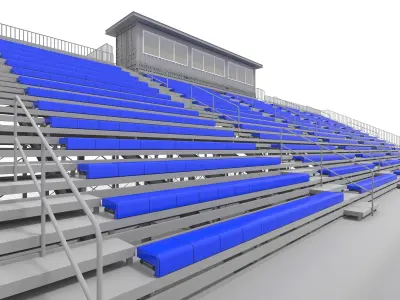 Collection Bleachers 14 3D Model Pack