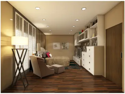 bedroom 10 3D model purchase