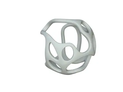 SciFi Cube Object No 25987 Low Poly Shape Texture