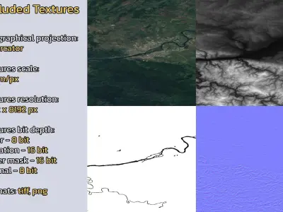 Krasnoyarsk Russia City Landscape 3D Model 3D model