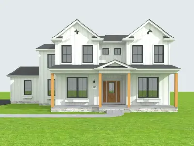 Cape Cod House 27 3D model