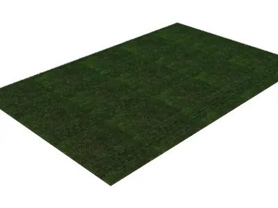 Grass With Growing Animation 3D model