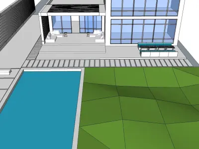 Modern Building-H1 3D model