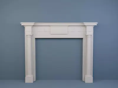 Georgian style fireplaces series No5 3D model