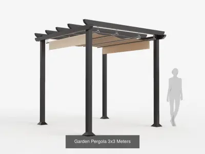 Exterior Event Small Tents 3D Model Pack