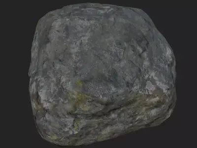 Lowpoly Rocks rock Low-poly 3D model