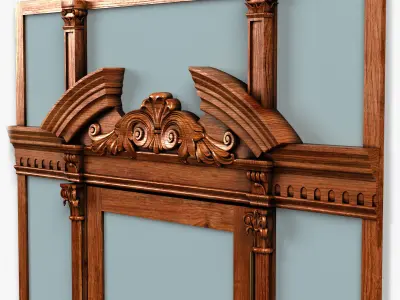 Door0051 victorian door 3D model