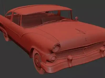 F Crown Victoria 1955 3D print model
