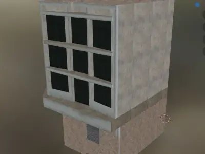 building 14 Low-poly 3D model buy