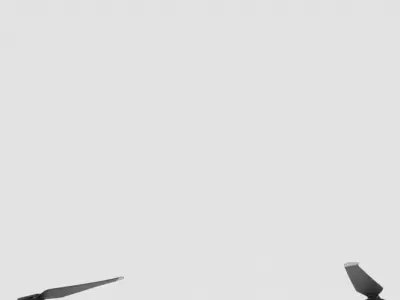 DJI Mavic Air 2 Fly More Combo Low-poly 3D model