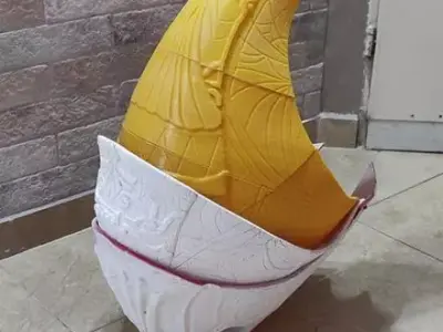 Stargate Jaffa Cosplay Cowl 3D print model 3D print model