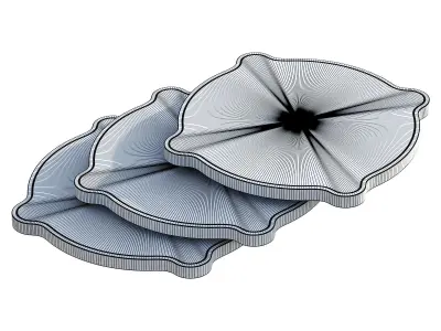 Sewage hatches Low-poly 3D model