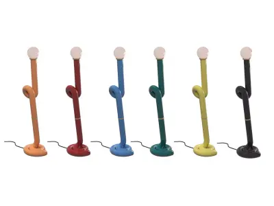 Memphis Floor Lamp 2  - Pop Premium 3D Model 3D model