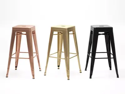 H75 Barstool 3D model