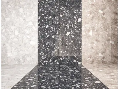 Terrazzo 8 four marble slabs Texture