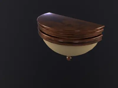 Sconce 3D Model Low-poly 3D model