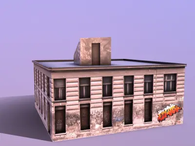 House v3 Low-poly 3D model