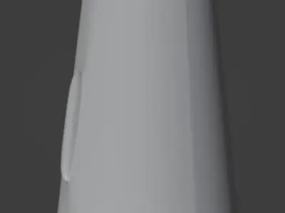 Flashlight wall lamp with light Free low-poly 3D model