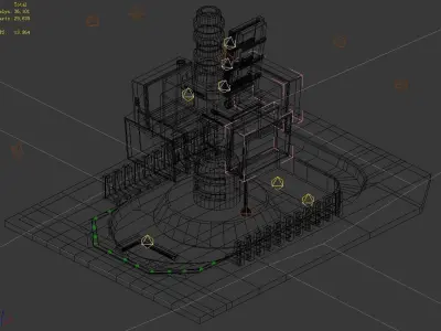 Functional mechanical object 07 3D model
