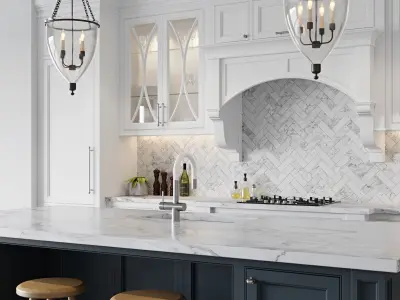 Classic kitchen 7 3D model