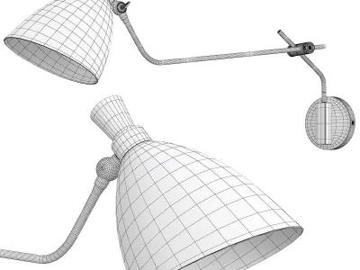 Sinclair Wall Sconce Low-poly 3D model