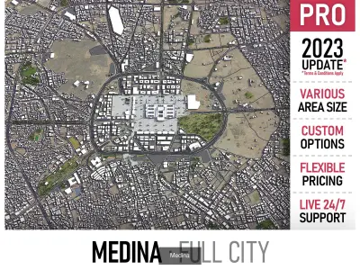 Saudi Arabia 3D Model Pack