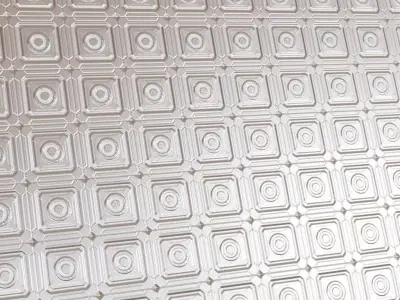 Brown Futuristic Glossy Panel Texture PBR Seamless Texture