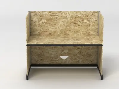 Vitra Hack Low-poly 3D model