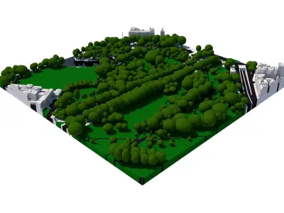 London city tile Level 2 block TQ2879 North East 3D model
