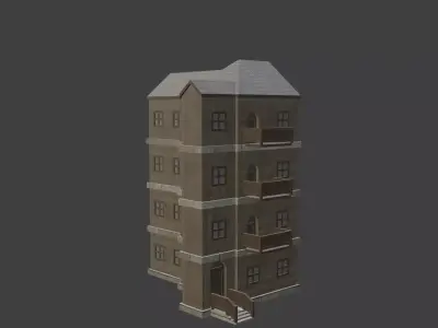 House Model 70 Low-poly 3D model