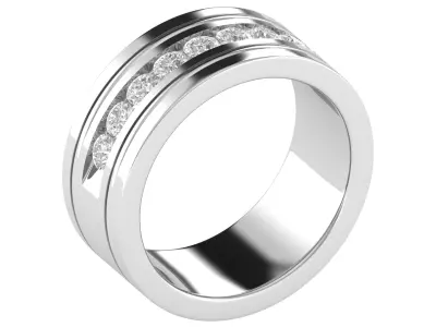 Women Ring  Render 3dm STL OBJ FBX TXT Details 3D print model 2