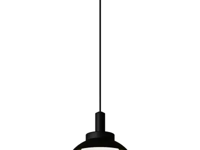 Chandelier Side Black  Gold 3D model
