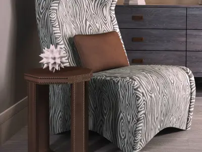 Decorative set for the living room 3D model