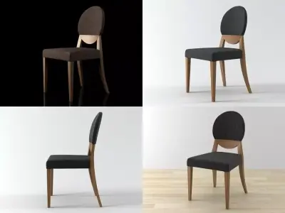 Chair four different chairs 3D model purchase