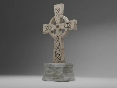 Gravestone in 3D 3D model