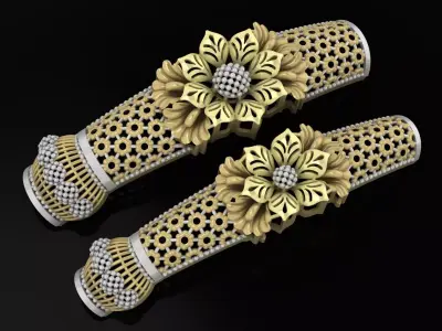 NEW 26 INDIAN BANGLES COMPLETE LOT 3D print model