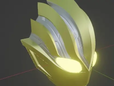 Ultraman Trigger Glitter Eternity 3D printable helmet 3D print model