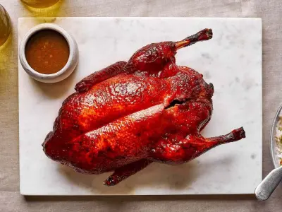 Food Chinese famous dish Peking bbq duck  Low-poly 3D model