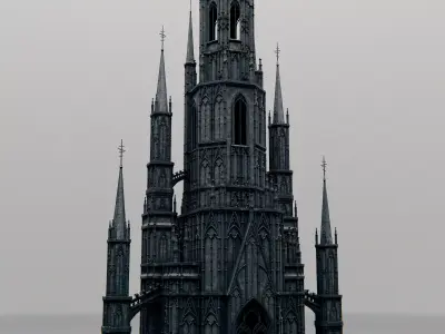Gothic Chapel 3D model