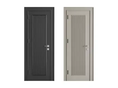 Modern entrance door 13 3D model