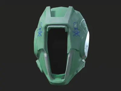Project 1 - Green Assassin  Low-poly 3D model