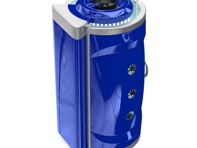 Tanning Bed Solarium Vertical Solarium Machine 3D model