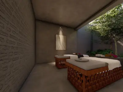 unisex saloon design 3D print model