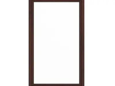 Wooden Window 02 3D model