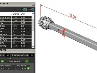 Matches pendant 4 different forms 3D print model
